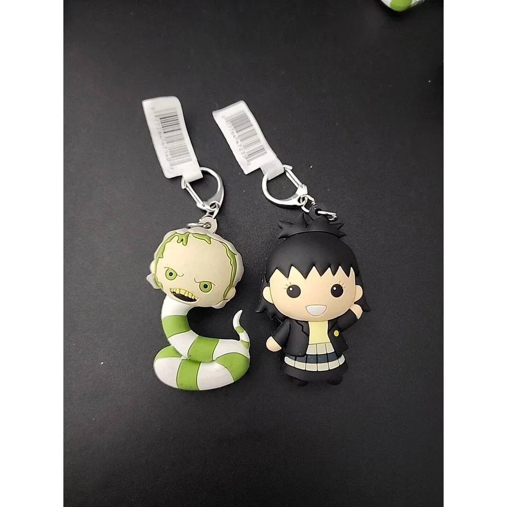 Beetlejuice Blind Bag Keychain SANDWORM And LYDIA Figurals Bag Clips W/ Tags